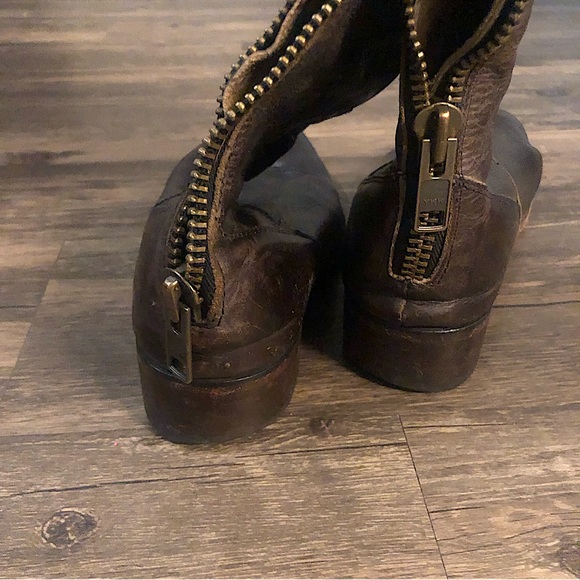 Free Bird by Steven Stable tall boot sz 8 dark brown boho leather riding… - Picture 15 of 16